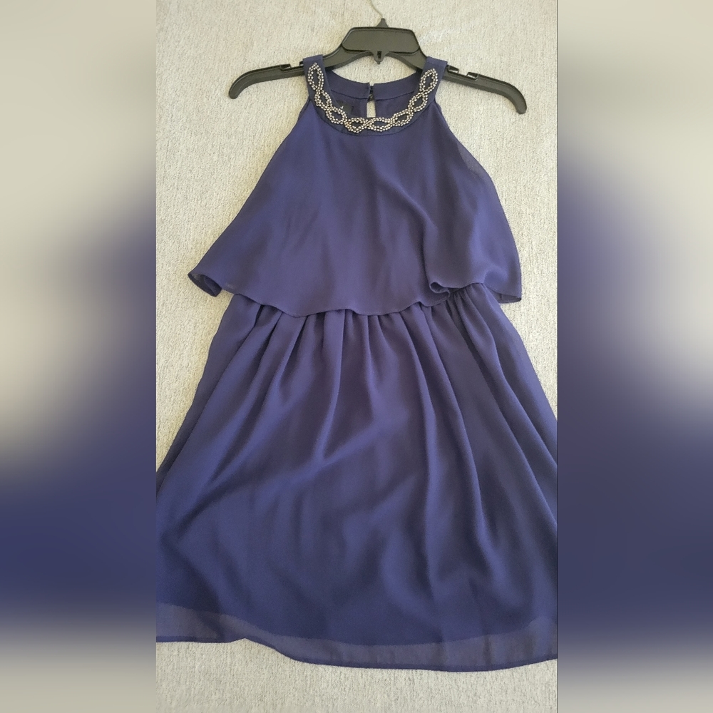 I.N. Girl size 14 blue dress